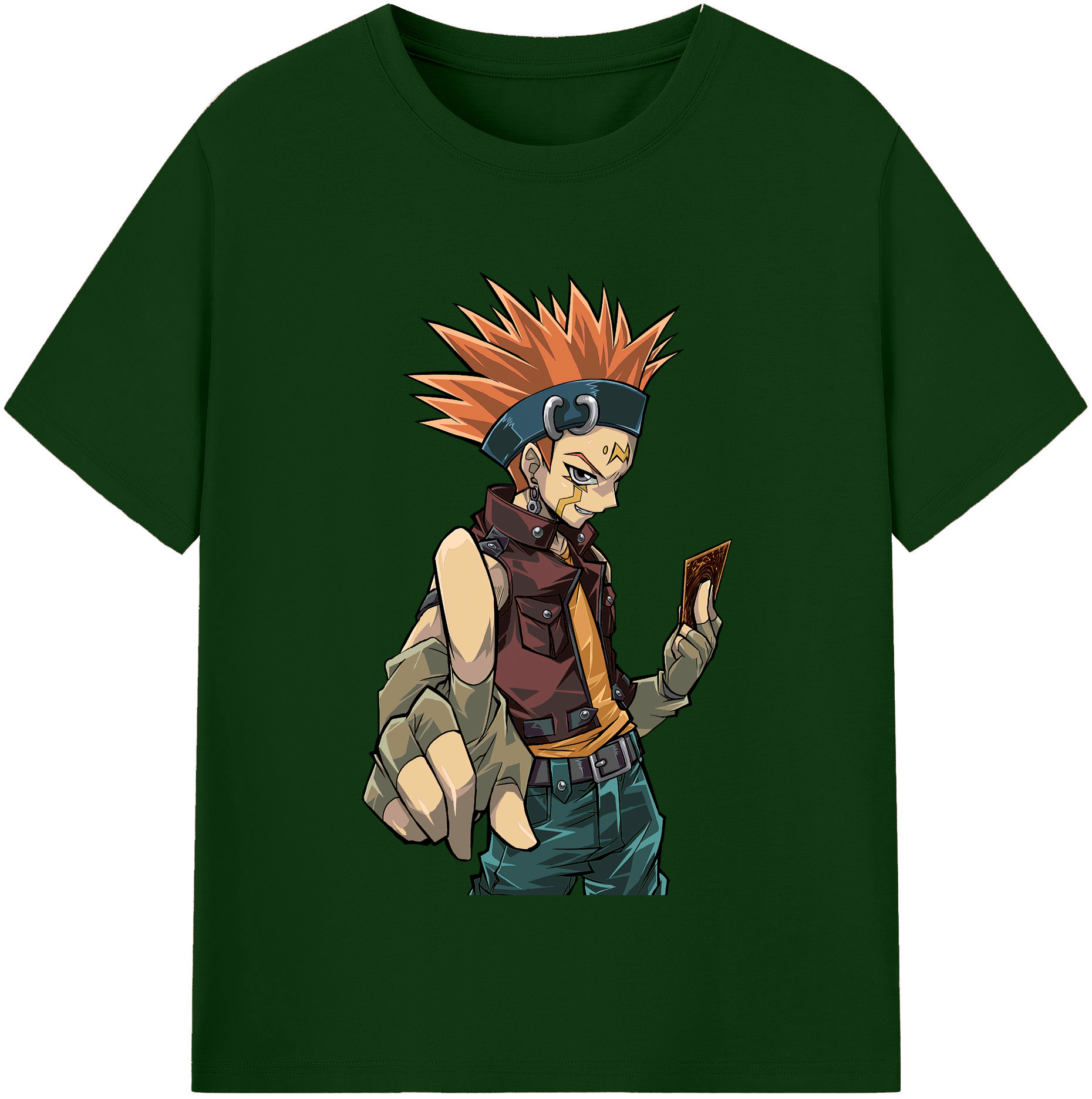 （画像用） 遊☆戯☆王 Yu-Gi-Oh! 綿100％半袖Tシャツ（フロントプリント）